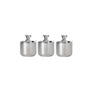Cute Bear Lid Kitchen Seasoning Jar Set with Spoons