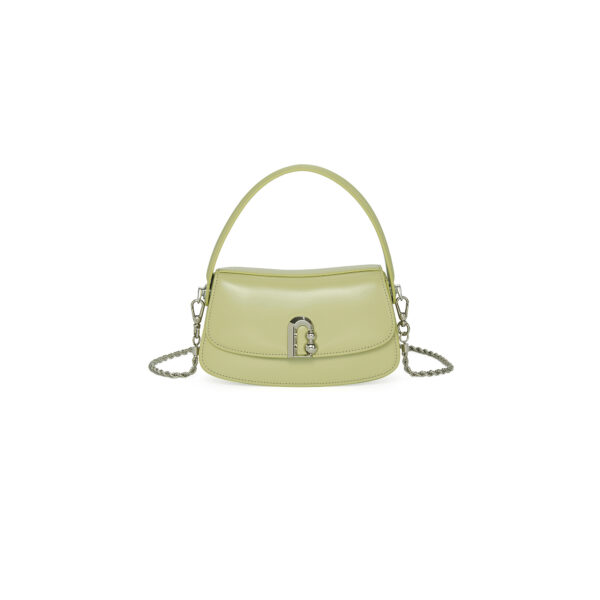 Cowhide Leather Saddle Shoulder Bag