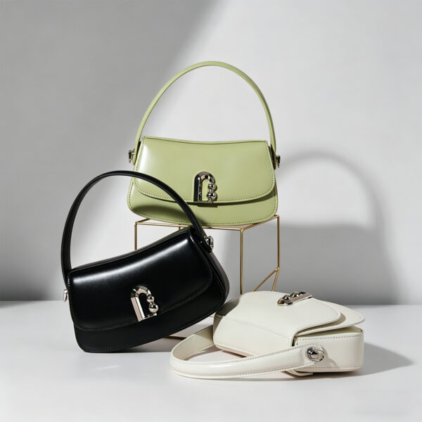 Cowhide Leather Saddle Shoulder Bag