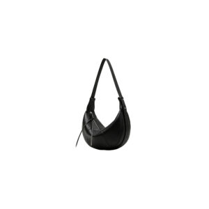 Premium Cowhide Leather Dumpling Crossbody Bag