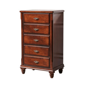 Walnut Five-Drawer Chest