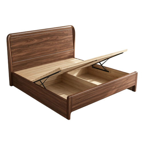 Noirwood Lift-Up Storage Bed Frame