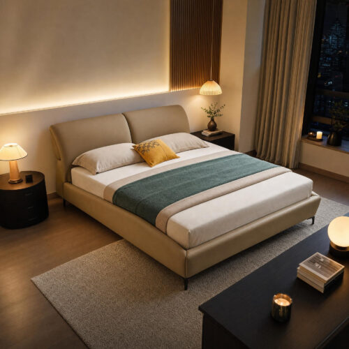 Forte Upholstered Bed Frame