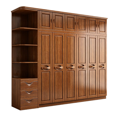 Bedroom Wardrobe with Side Storage