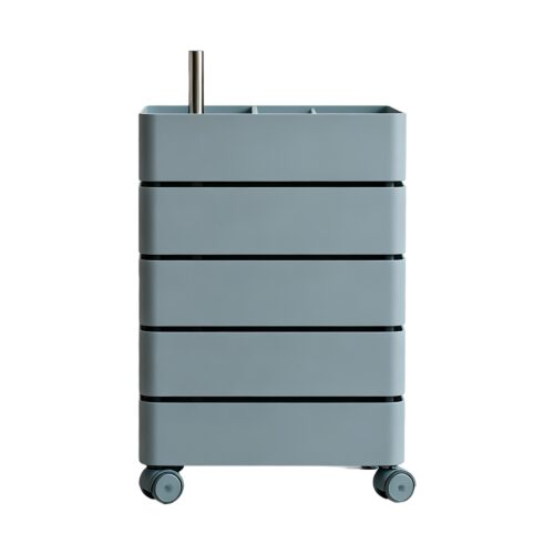 Rotating Multi-Tier Storage Cabinet