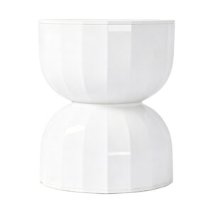 Fluted Hourglass Stool / Side Table