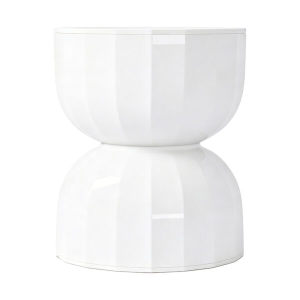 Fluted Hourglass Stool / Side Table