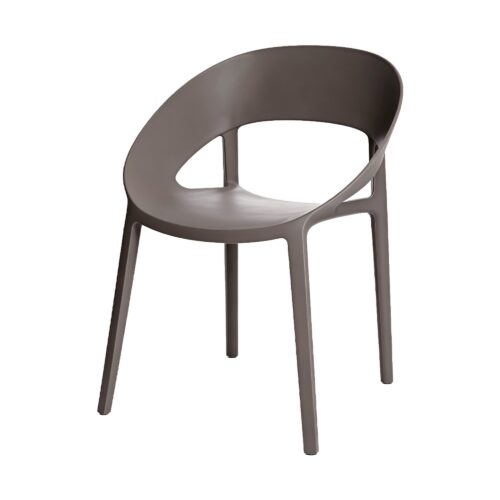 Mia Curved-Arm Dining Chair