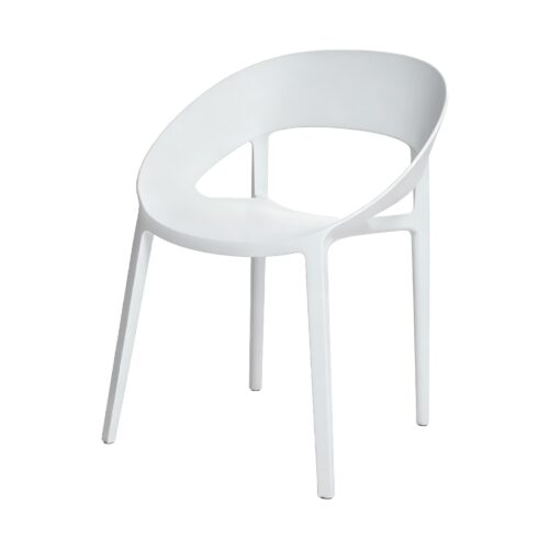 Mia Curved-Arm Dining Chair