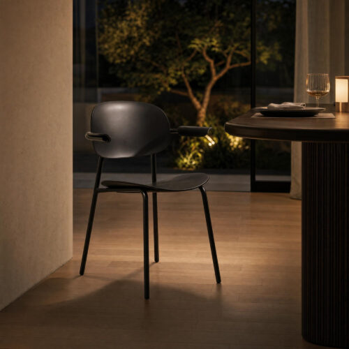 Wrap-Arm Dining Side Chair