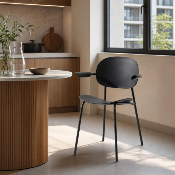 Wrap-Arm Dining Side Chair