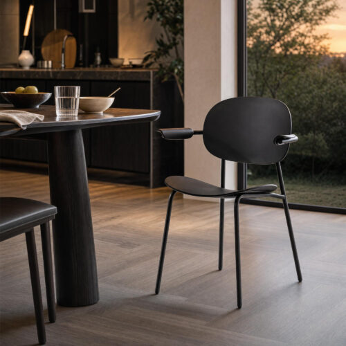 Wrap-Arm Dining Side Chair