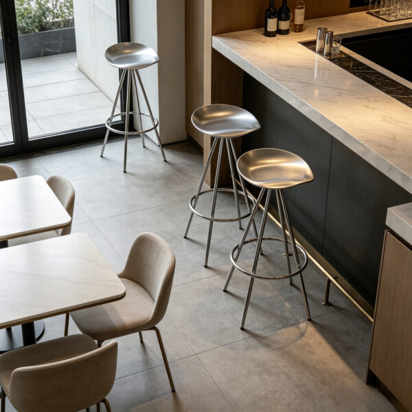 Metal High Bar Stool