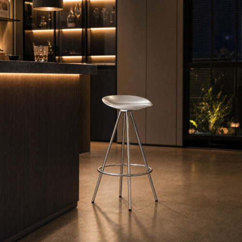 Metal High Bar Stool
