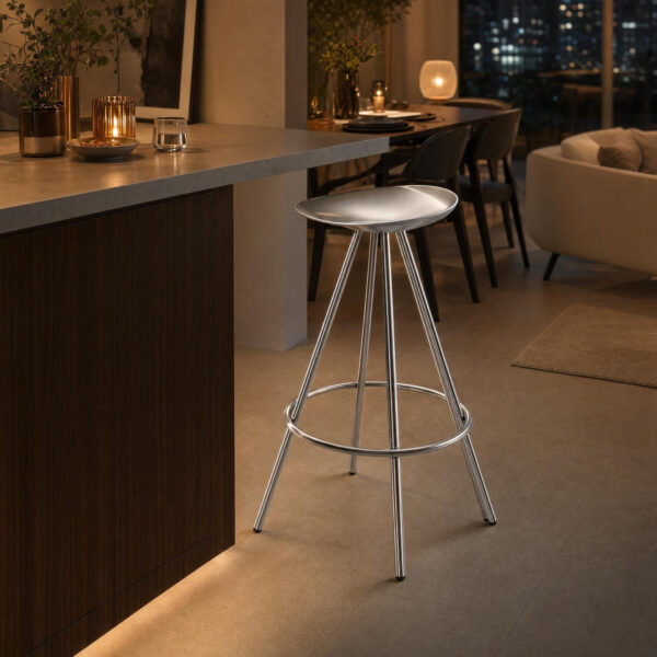 Metal High Bar Stool