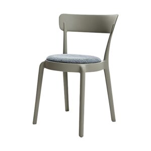 Shell Dining Chair with Upholstered Seat