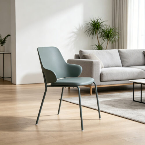 Sage Green Contoured Dining Chair
