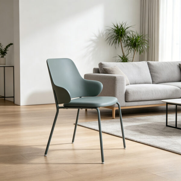 Sage Green Contoured Dining Chair