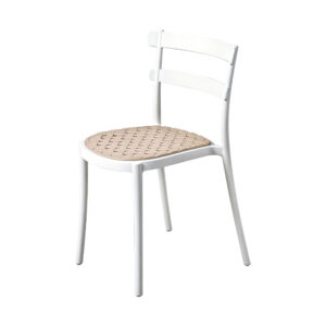 Rattan-Texture Dining Chair