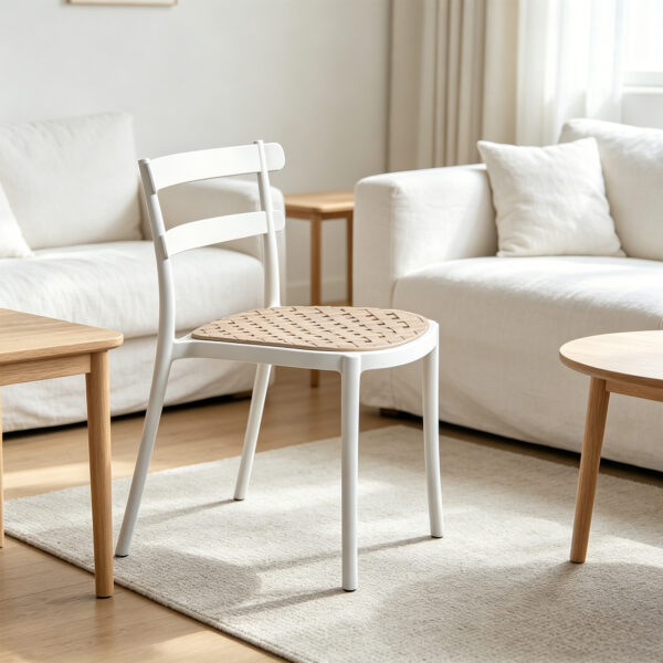 Rattan-Texture Dining Chair