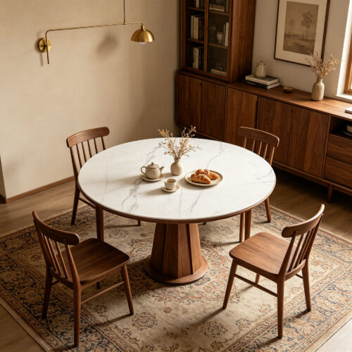Sintered Stone Extendable Dining Table