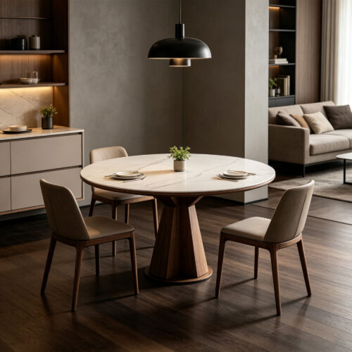 Sintered Stone Extendable Dining Table