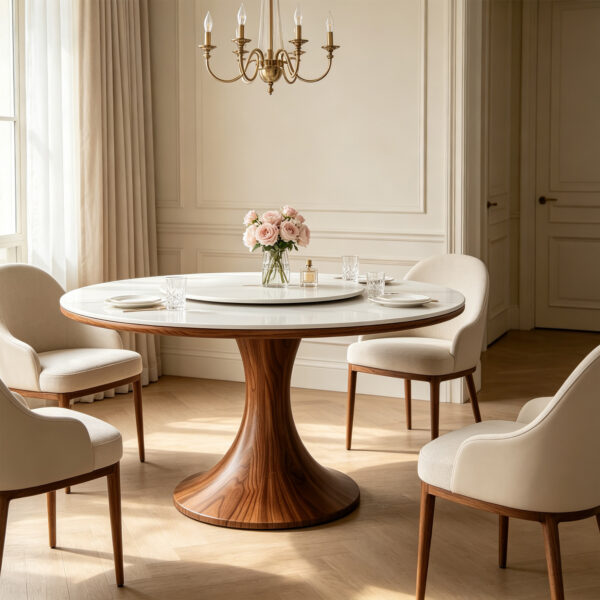 Sintered Stone Round Dining Table