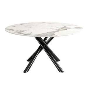 Star Base Sintered Stone Round Dining Table