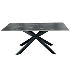 Cross Base Sintered Stone Dining Table