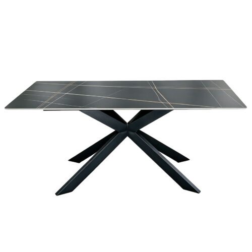 Cross Base Sintered Stone Dining Table