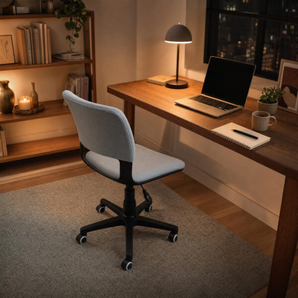 Light Grey Fabric Task Chair