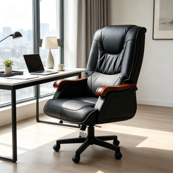 Cushioned-Back Office Chair