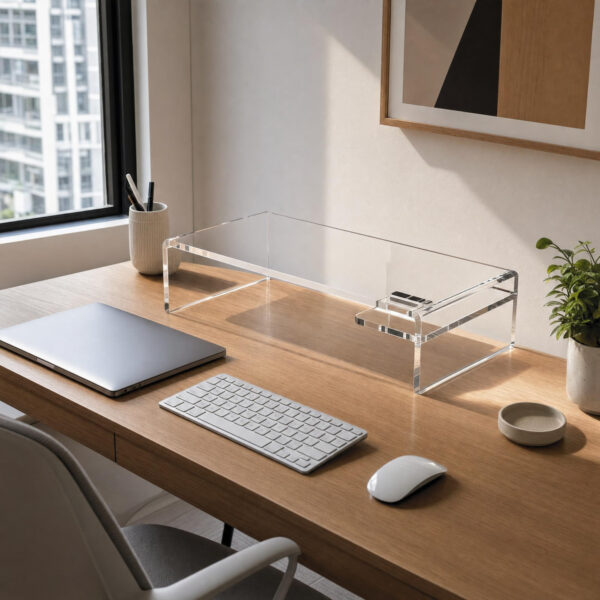 Clear Acrylic Monitor and Laptop Stand
