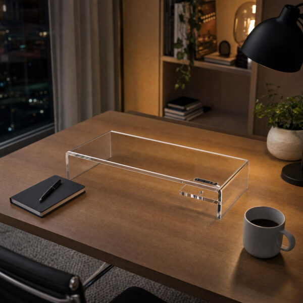 Clear Acrylic Monitor and Laptop Stand