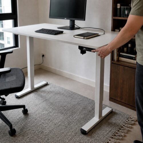 FlexiFlow Height-Adjustable Sit-Stand Desk