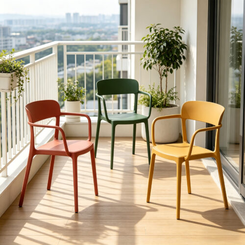 Curved Accent Armchair