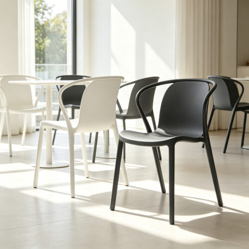 Trio Grid-Back Stackable Chair
