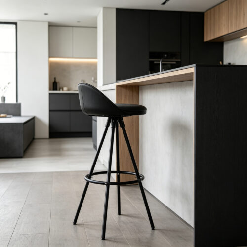 Cushioned Wraparound Bar Stool