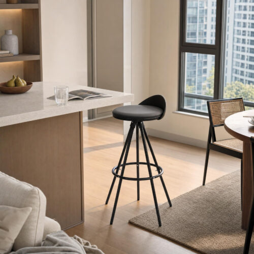 Cushioned Wraparound Bar Stool