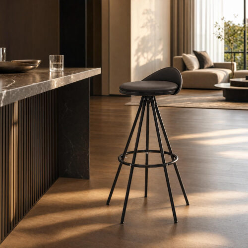 Cushioned Wraparound Bar Stool