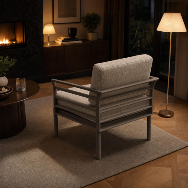 Framed Cushion Accent Armchair