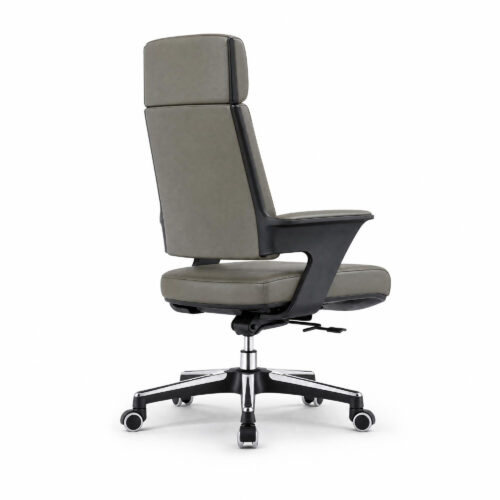 Top-Grain Leather High-Back Executive Office Chair