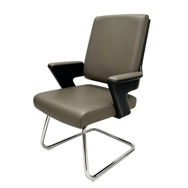 Cantilever Leather Armchair