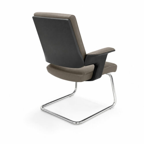 Cantilever Leather Armchair
