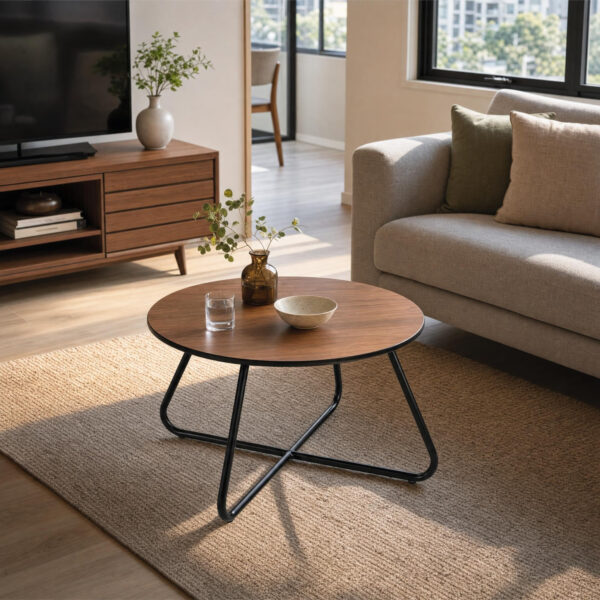 Walnut Wood Grain Coffee Table
