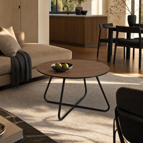 Walnut Wood Grain Coffee Table