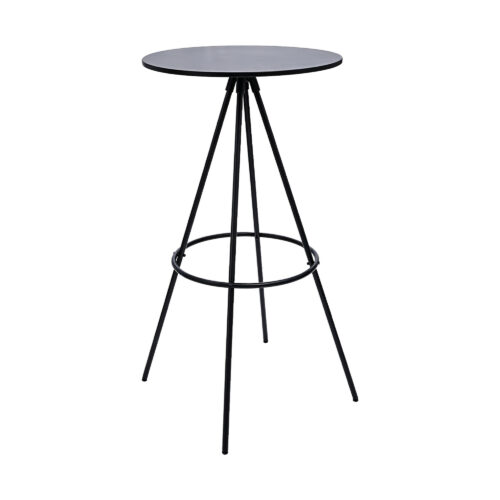 Slim-Frame Round Bar Table