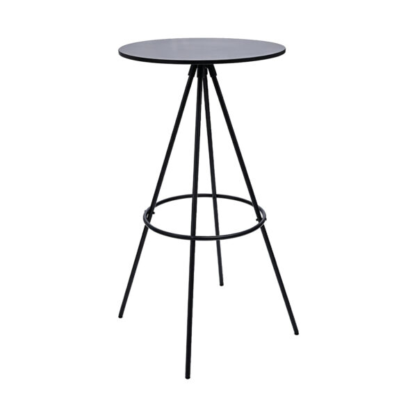 Slim-Frame Round Bar Table