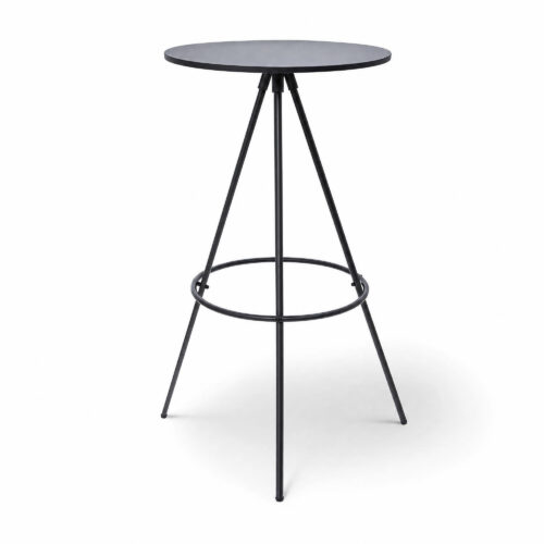 Slim-Frame Round Bar Table