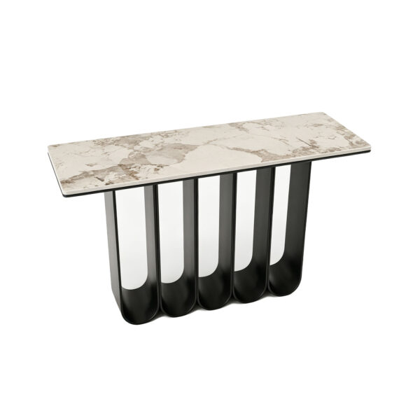 Sintered Stone Console Table with U-Shaped Base